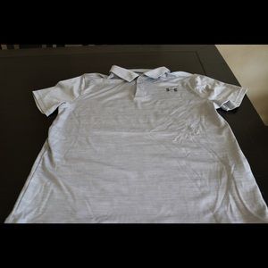 Silver Under Armour polo